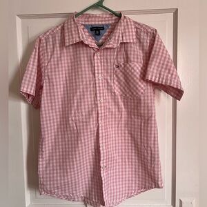 Tommy youth size 20 shirt pink / white